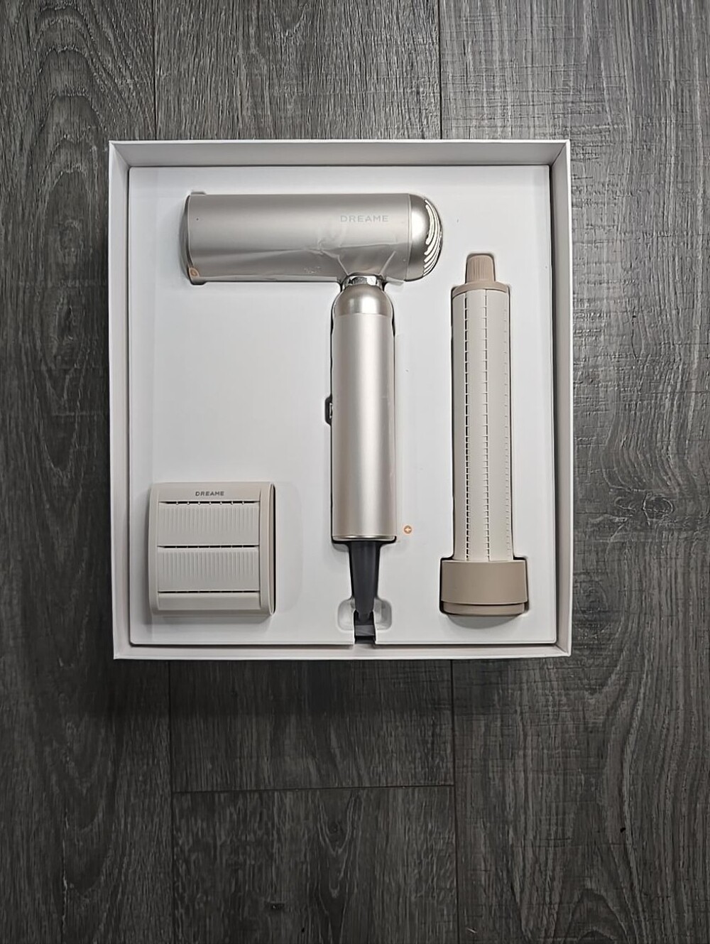 Dreame Pocket AHD51 High-Speed Foldable Hair Dryer Titanium Gold Tested NWOB.